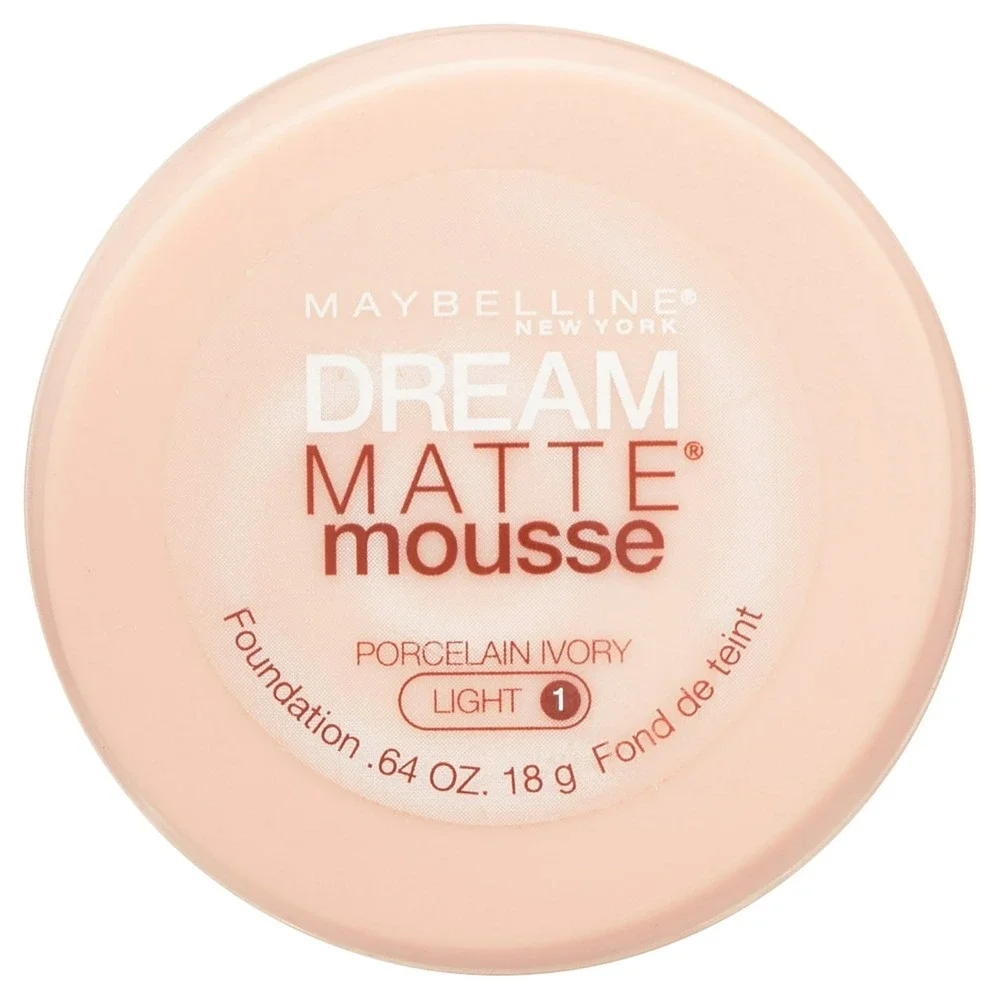 Maybelline Dream Matte Mousse Foundation Porcelain Ivory Light 1 NEW SEALED